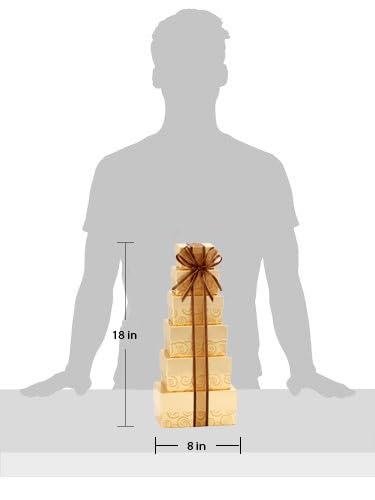 Broadway Basketeers Happy Birthday Festive Gift Tower by Broadway Basketeers