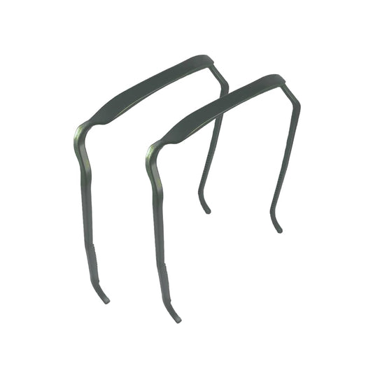 Curly Thick Hair Headband by Zazzy Bandz (Made in USA): The Viral Headband - Large Glasses Headbands - Sunglasses Headband (Twin-Pack: Relaxed, Olive)
