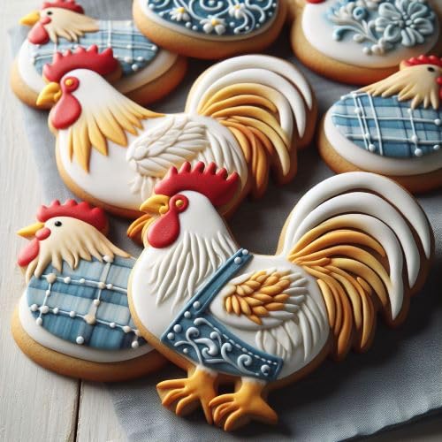 Chicken Farm Cookie Cutter 7 Piece Set from The Cookie Cutter Shop – Tin Plated Steel Cookie Cutters