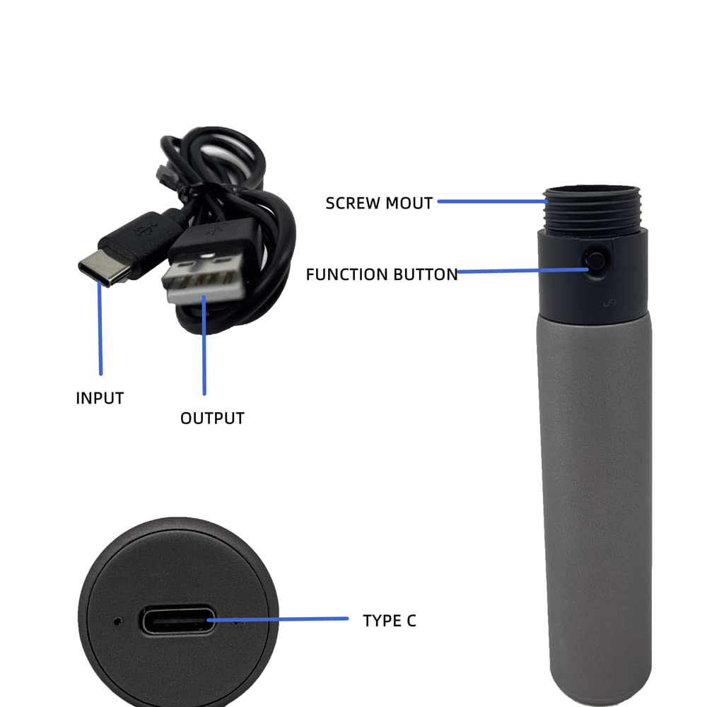 SATUMIKO Space Whip (7 Colors 23 Modes) Led Fiber Optic Whip Rave Toy,EDM Events,Dance Festival