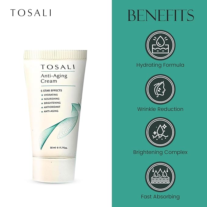 Anti Aging Face Cream for Women, 1.7 oz - Niacinamide Cream, Hydrating Face Moisturizer with Multivitamins - Day & Night Cream for Face with Anti Aging Effect, Skin Care for All Skin Types