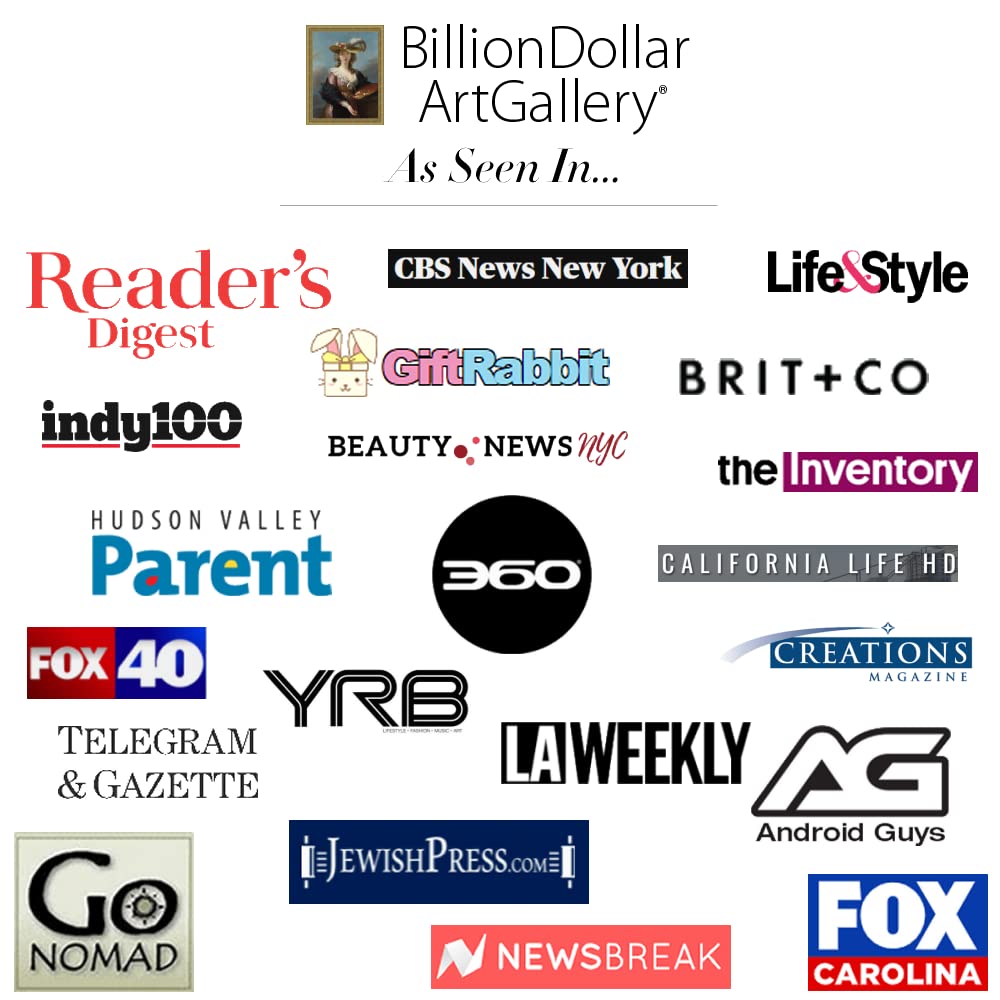 BillionDollarArtGallery® Transform your TV Into Wall Art | Display 500 Of The World's Most Iconic Paintings | Art TV | Unique Gift | Home Décor | Living Room Decor | Wall Art