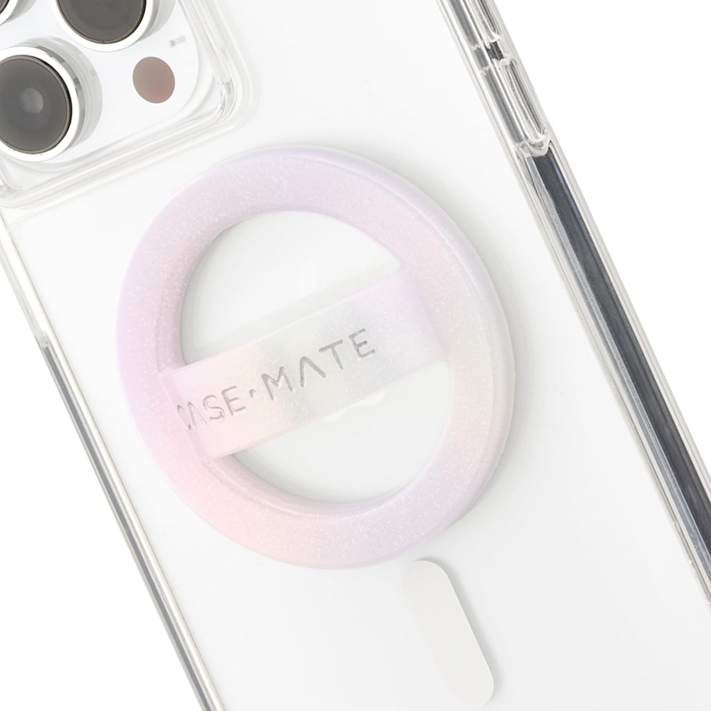 Case-Mate Soap Bubble MagSage Phone Grip - Detachable Holder for Hand - Thin Collapsible Soft Loop Magnetic Phone Grip for iPhone 16 Pro Max /15 Pro Max/14/13/12/S25 Ultra - Iridescent