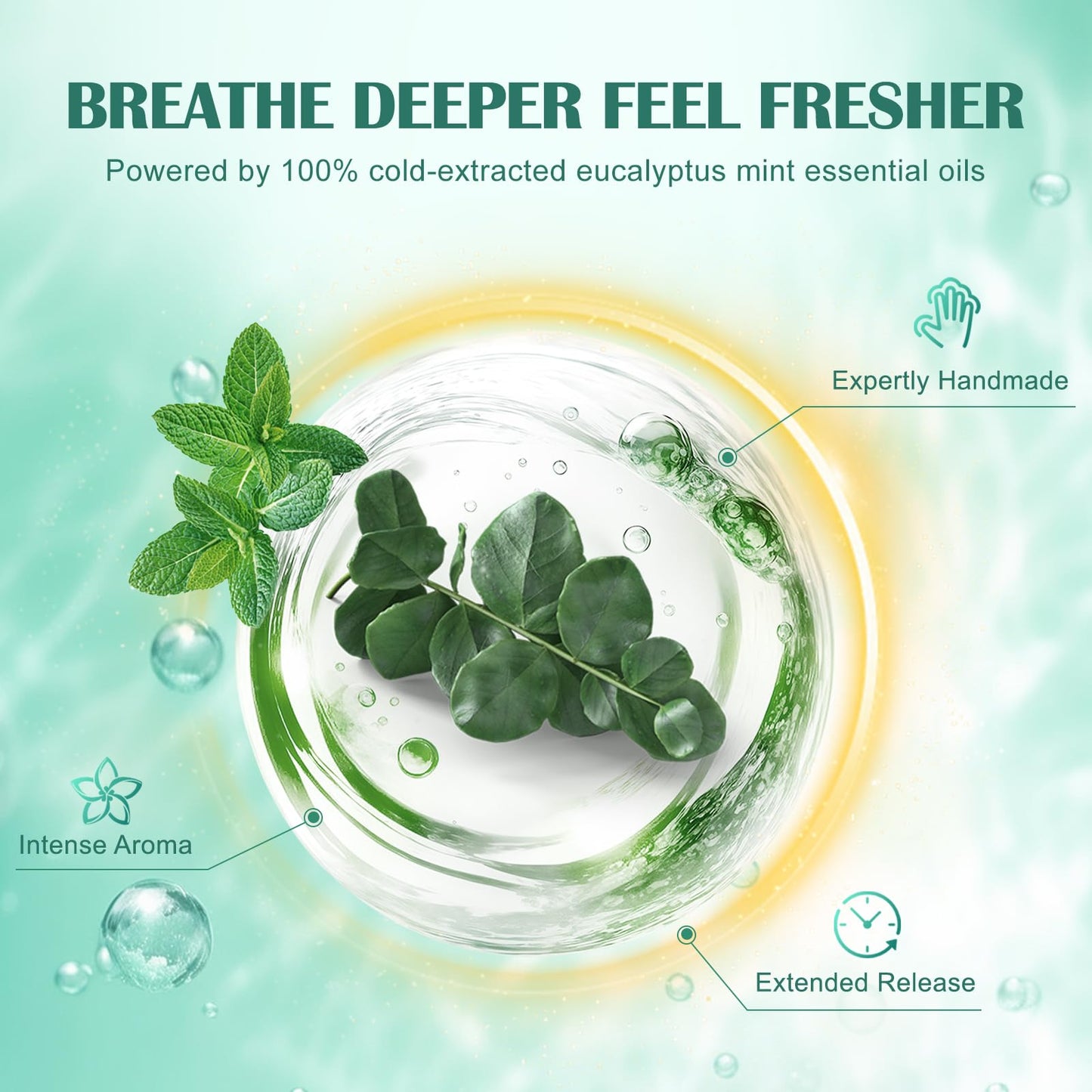 Eucalyptus Mint Shower Steamers Aromatherapy 7 Pack - Eucalyptus for Shower, Relaxation Spa Gifts for Men & Women, White Elephant Gifts, Stocking Stuffers for Adults, Christmas Gifts for Women Men Mom
