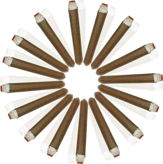 CLESEN Puff Cigar 4.5 Inch(12 Pack),That Blow Smoke,Durable ,Realistic,Ideal for Themed Parties,Prop for Prank, Halloween Costume, Movie, Or Theater Play Tricky Fun Gag Cool Toy,