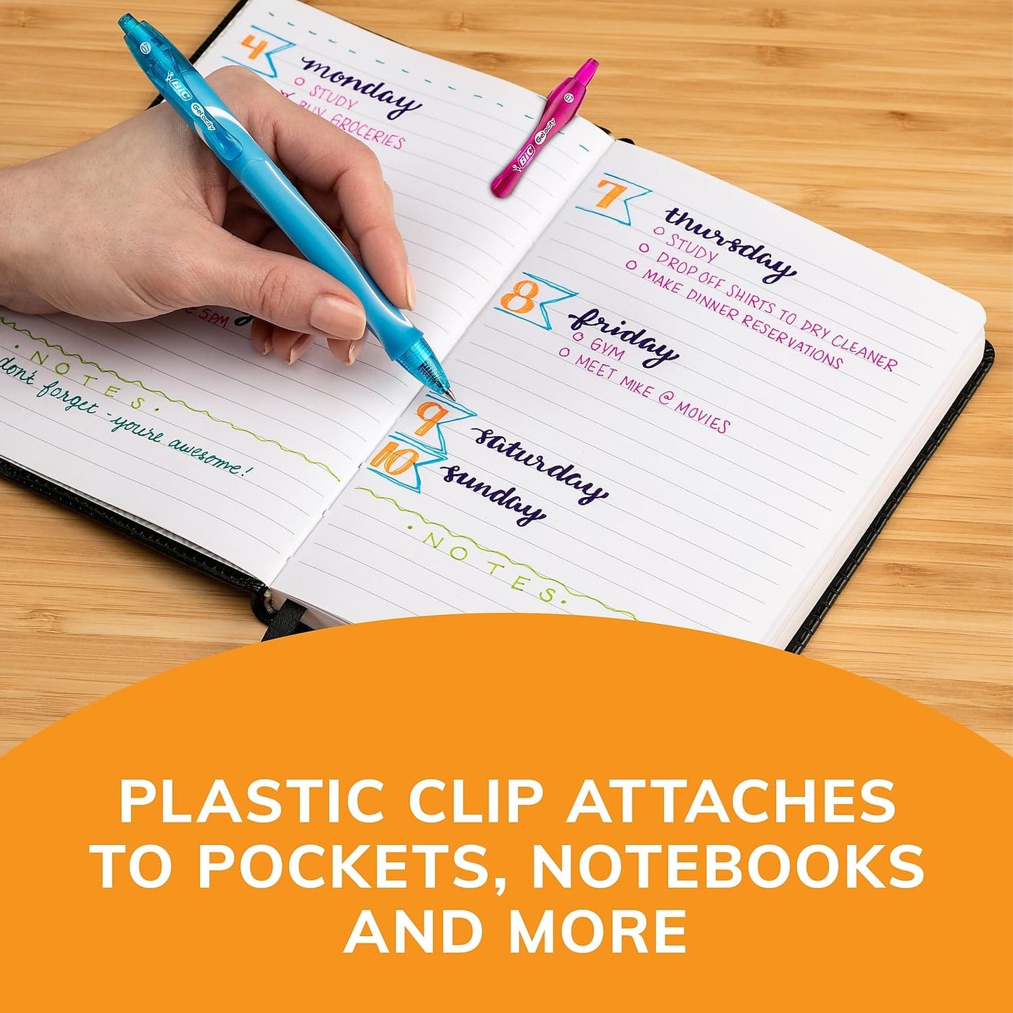 BIC Gelocity Quick Dry Ocean Themed Gel Pens, Medium Point (0.7mm), 16-Count Gel Pen Set, Colored Gel Pens for Note Taking and Journaling