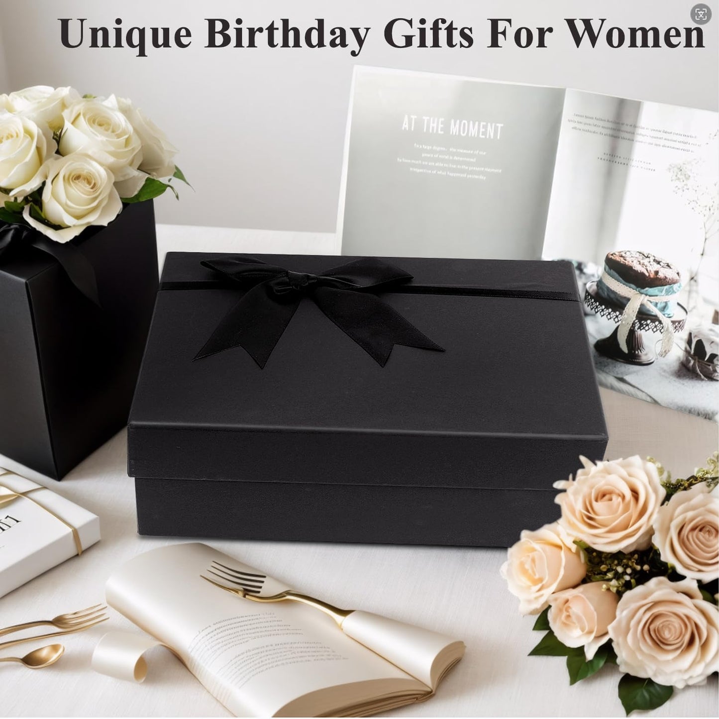 Birthday Gifts for Women, Happy Bestie Birthday Gift Basket for Women, Mom, Wife, Girlfriend, Sister, Christmas, Valentine's Day, Mothers Day Gifts