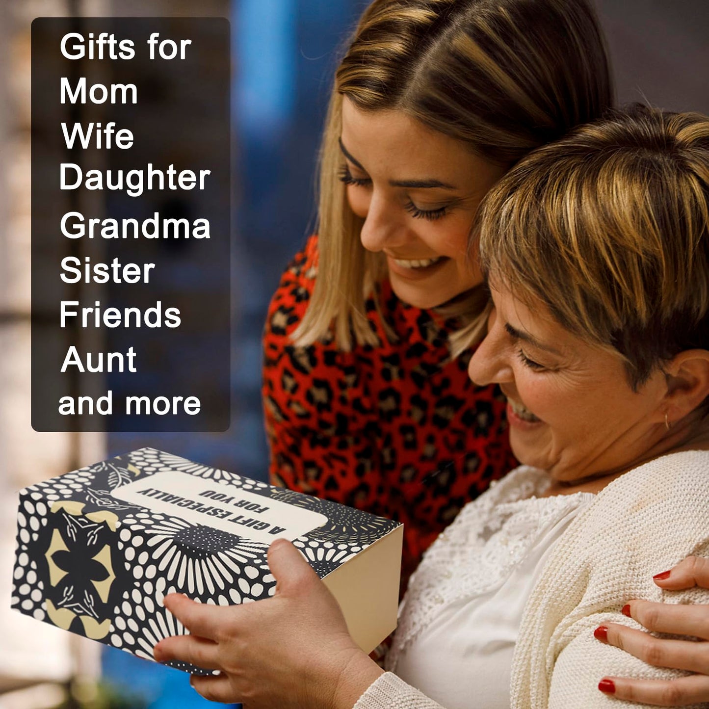 Christmas Gifts for Women, Candle Gifts for Mom Daughter Sister Wife, Unique Gift for Friend Women Rotatable Scented Candles Gift for Anniversary (Christmas Tree)