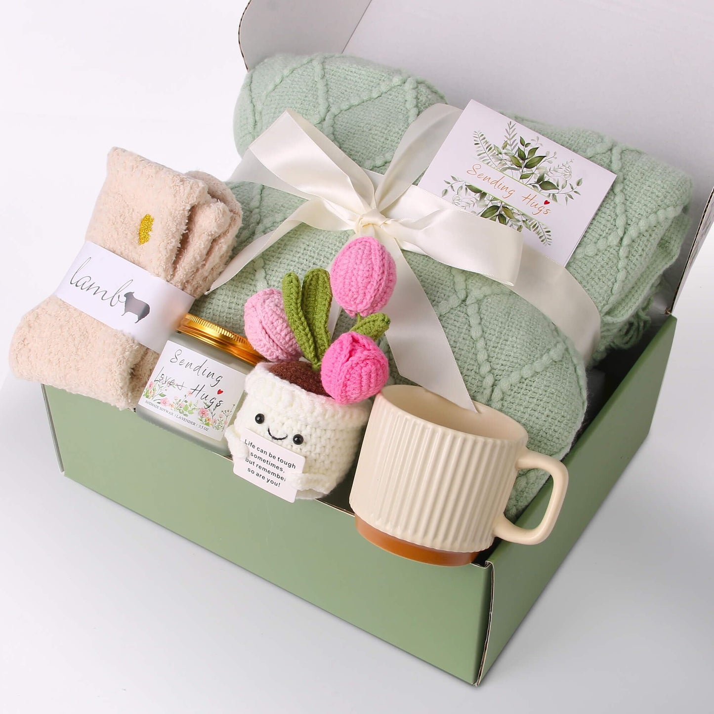 Self Care Gifts for Women, Get Well Gifts, Birthday Gift for Women Care Package, Sympathy Basket Inspirational Baskets, Thinking of You Gift Ideas for Mom Mother Wife Her Sister Friend