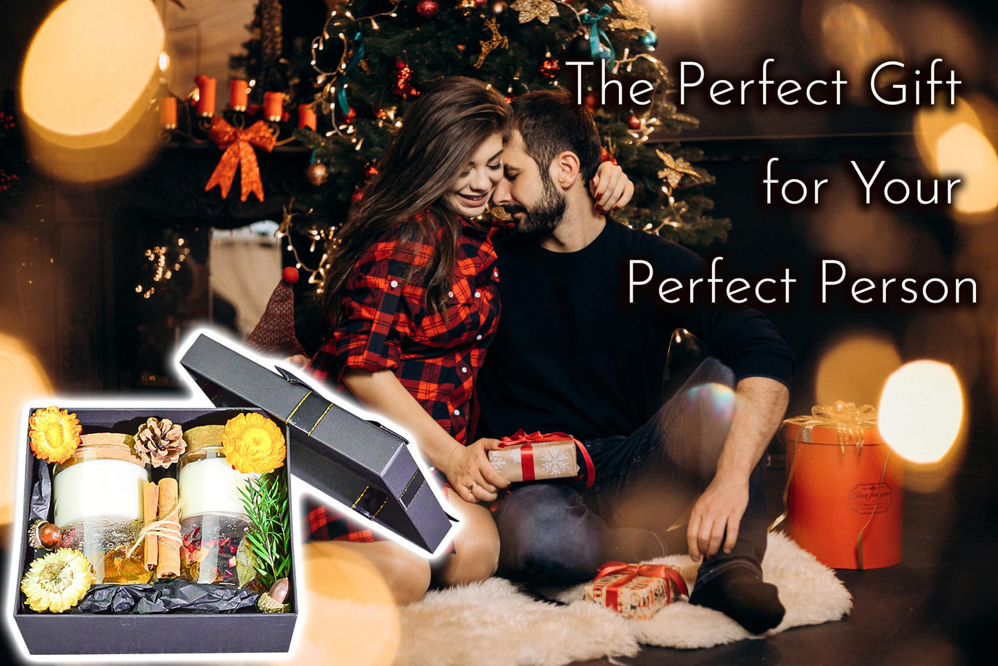 Crystal Candle Gift Set, Organic Natural Flowers in Yelly, Aromatherapy, Healing Gemstones, Botanical Scented Fragrance, Manifestation, Intention, Gel Candle, Christmas, Motherās Day, Gift for Woman