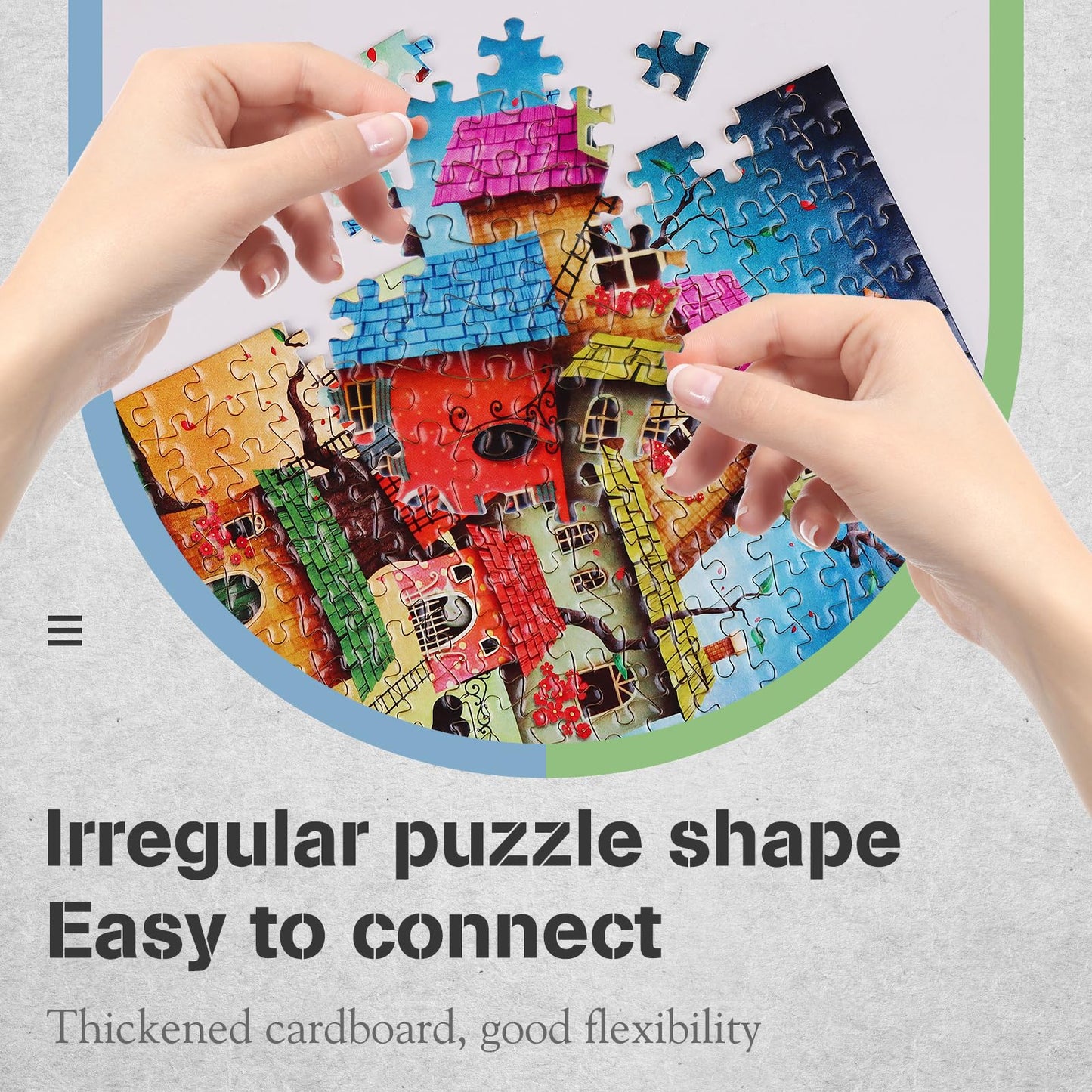 Small Jigsaw Puzzles for Adults Challenging Puzzle Small Puzzles Mini Jigsaw Puzzles for Teens 150 Pieces Micro Tiny Puzzle Tree Heart Maze Landscape Scenery Travel Puzzles 6 x 4 inch 3 Packs