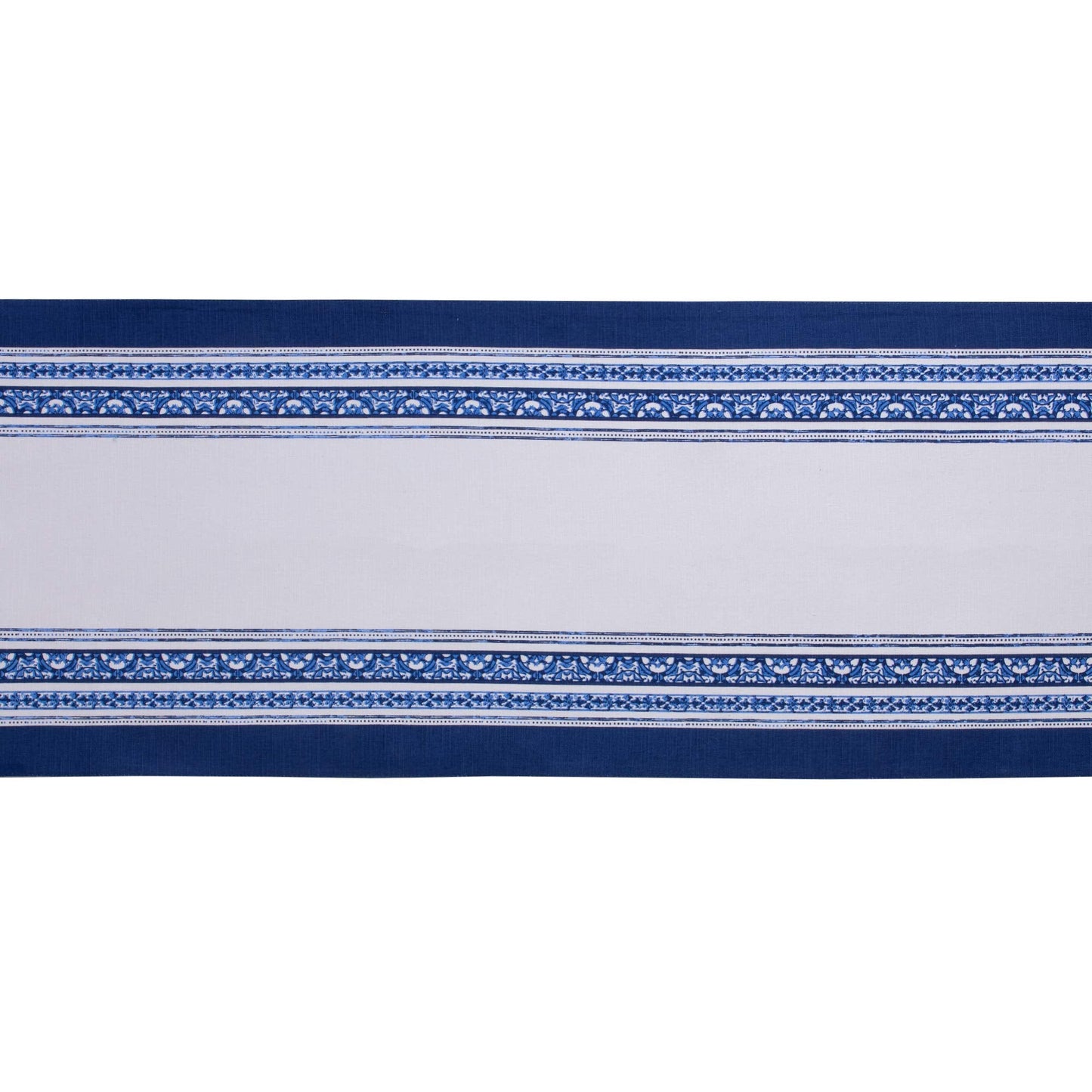 DII Table Top Décor Collection Spring & Summer Table Runner, 14x72, Porto Stripe Print