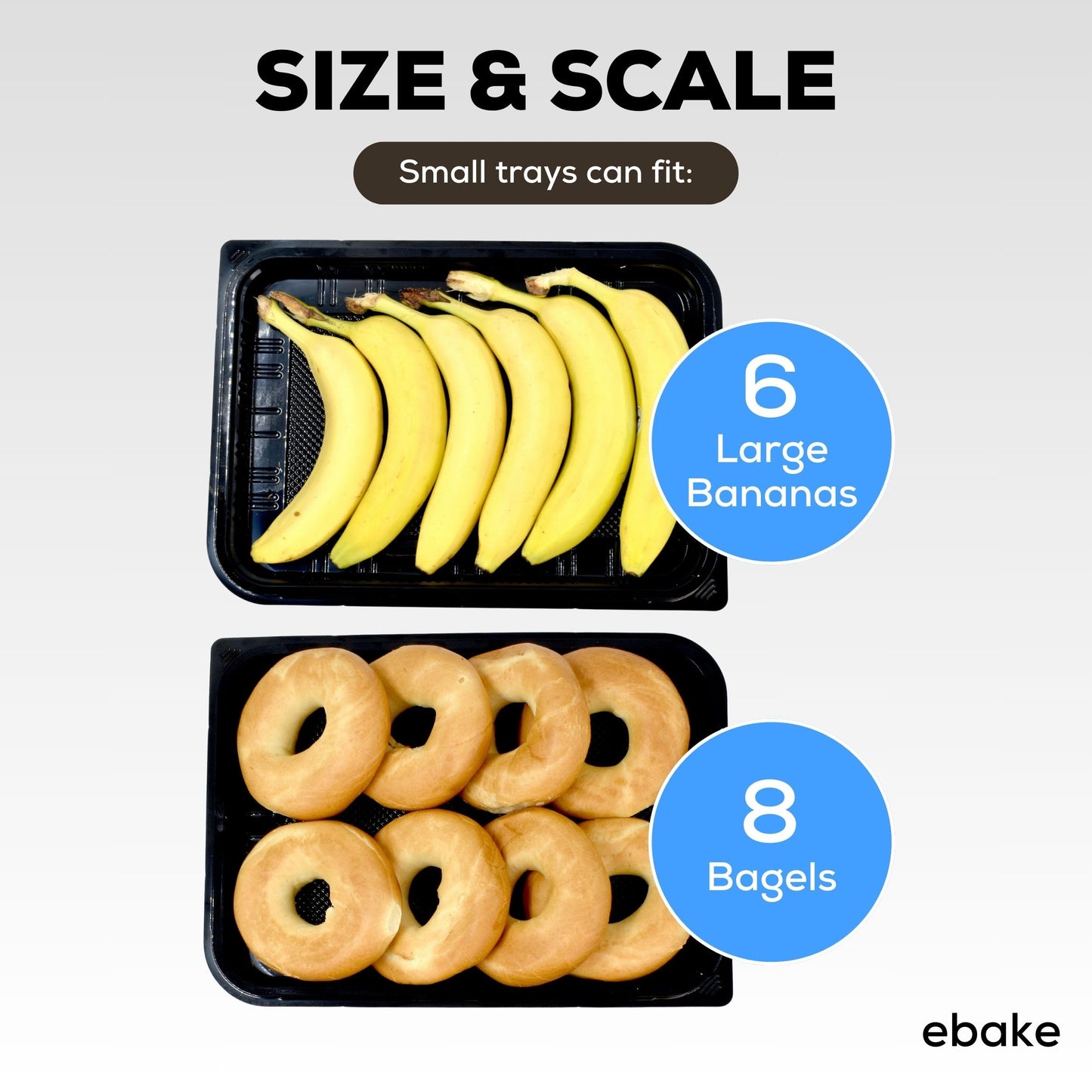 6 Pack Catering Trays with Lids β 13" Serving Tray with Lid, Heavy Duty Recyclable Plastic Party Platters for Catering, Buffet, Picnics & Events β Food Trays with Clear Lid (13.39 Γ 9.84 Γ 2.95 inch)
