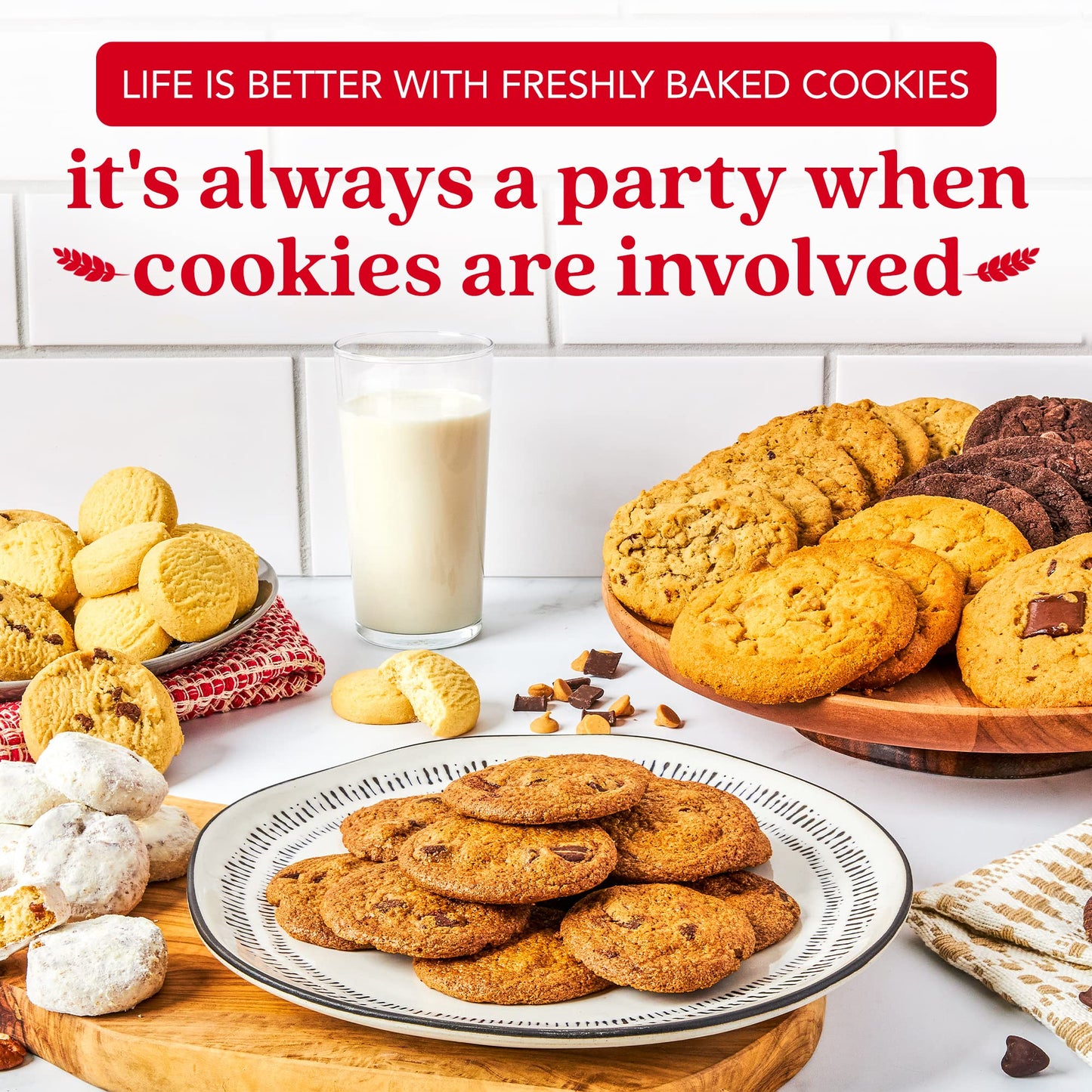 David's Cookies 2lbs Assorted Flavors Fresh Baked Cookies - Handmade and Gourmet Cookies - Delectable and Made with Premium Ingredients - Cookie Gift Basket - Great Gift For All Occasions