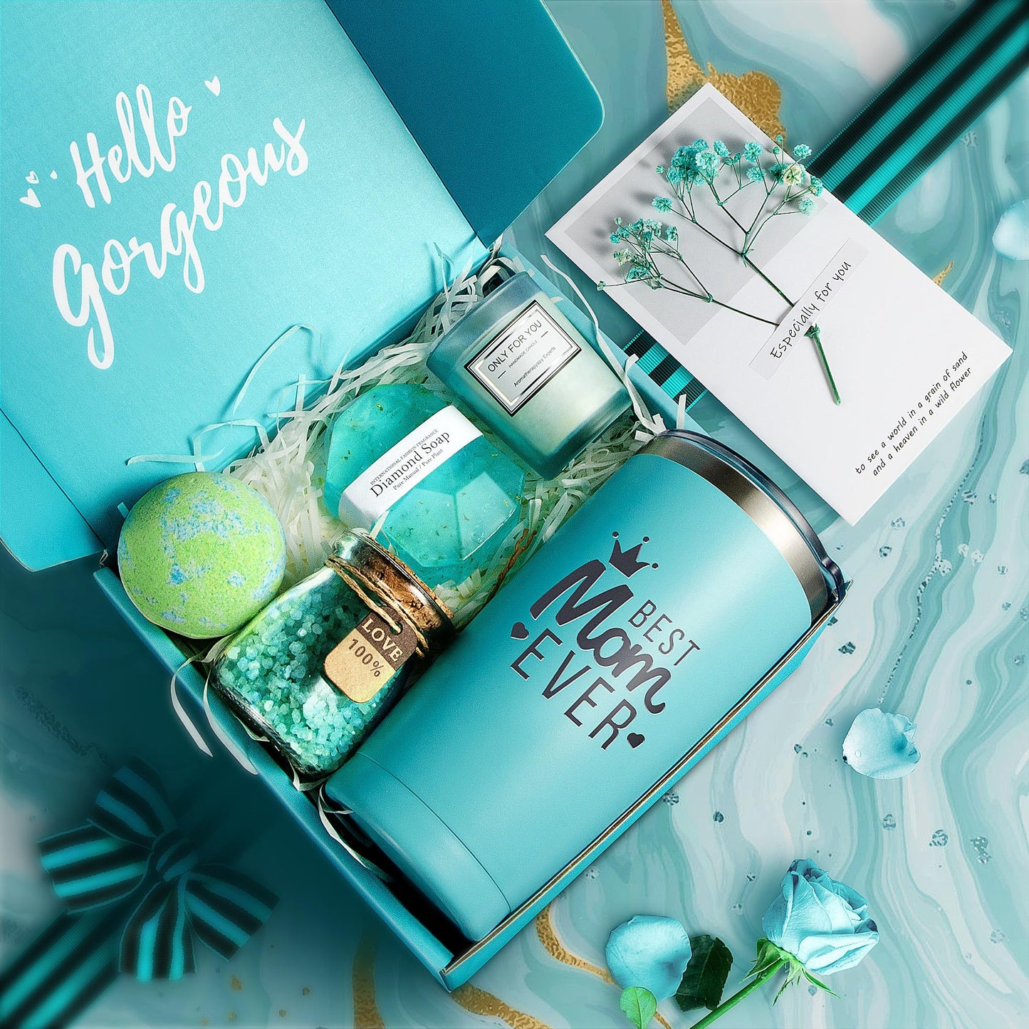 EUASOO Gifts for Mom - Mothers Day Gifts from Daughter Son Kids Husband, Mom Birthday Gifts, Valentines Day Gifts, Christmas Gifts for Mom - Best Mom Gifts