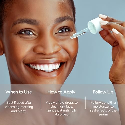 Hyaluronic Acid Serum for Face | Anti-Aging Facial Serum with Vitamin b5 | Reduces Fine Lines and Wrinkles | Moisturizing and Hydrating Rescue Repair Skin Care Serum | 1 Oz