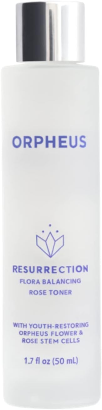 Orpheus Flora Balancing Face Toner - Rose Water-Based Balancing and Soothing Toner for Face Infused with Orpheus Flower Cell Extract and Rosa Damascena Stem Cells | 1.7 Fl. Oz. (50ml) Sensitive Skin