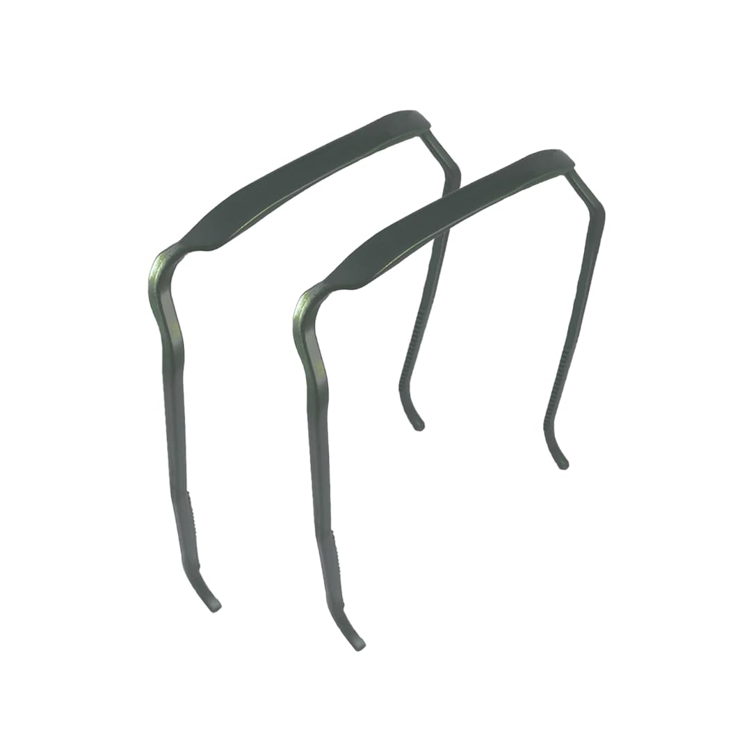 Curly Thick Hair Headband by Zazzy Bandz (Made in USA): The Viral Headband - Large Glasses Headbands - Sunglasses Headband (Twin-Pack: Relaxed, Olive)