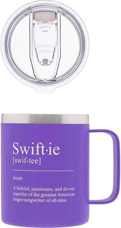 Find Funny Gift Ideas 12oz Stainless Steel Funny Coffee Mug - Holiday Gifts for Music Lovers, Travel Mug Holiday Gift Merchandise for Singer Fans - Album Tumbler Cup Tea Cup Merch