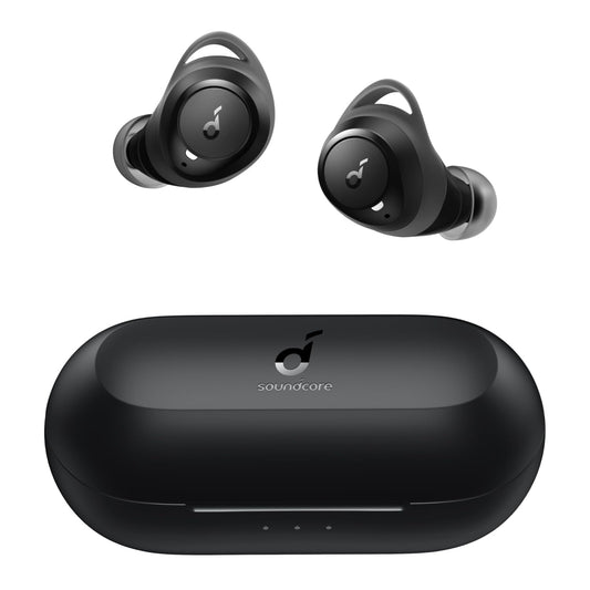 Soundcore by Anker Life A1 True Wireless Earbuds, Powerful Customized Sound, 40H Playtime, Wireless Charging, USB-C Fast Charge, IPX7 Waterproof, Button Control, Bluetooth Earbuds, Commute, Sports
