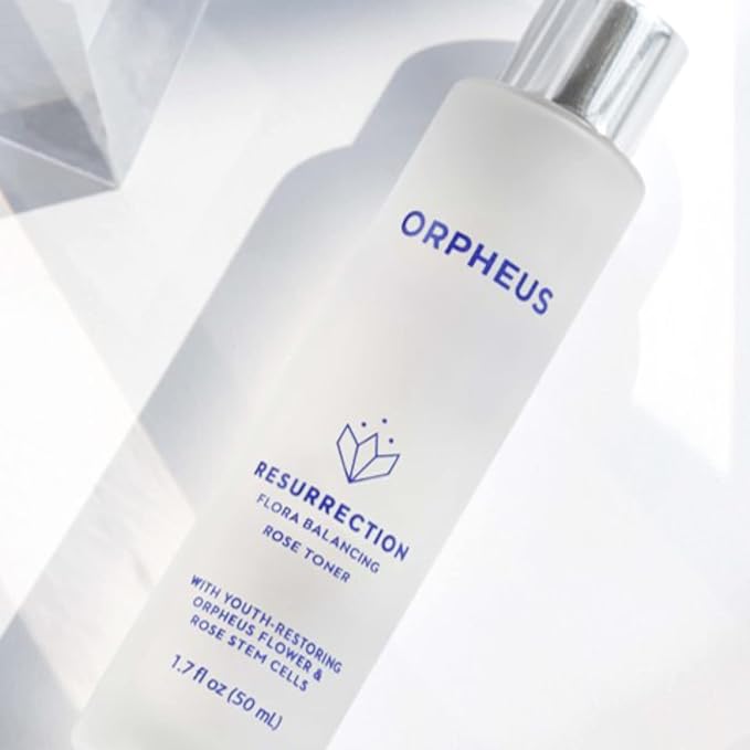 Orpheus Flora Balancing Face Toner - Rose Water-Based Balancing and Soothing Toner for Face Infused with Orpheus Flower Cell Extract and Rosa Damascena Stem Cells | 1.7 Fl. Oz. (50ml) Sensitive Skin