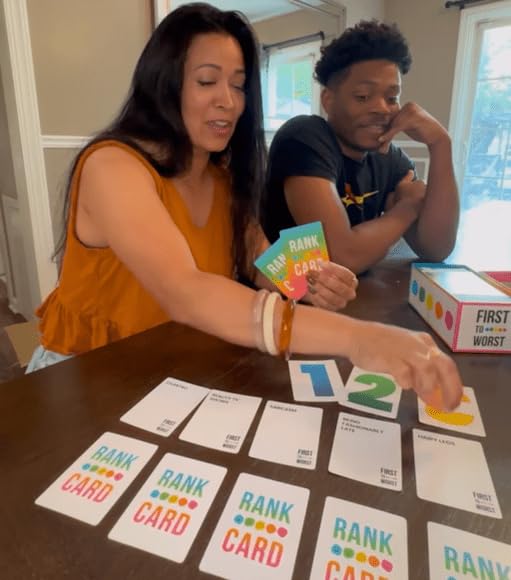FIRST TO WORST Party Game - The Card Game About How Your Friends and Family Rank Things - for Kids, Tweens, Teens, College Students, Adults, Families, Groups and Fun Parties with Polarizing Priorities
