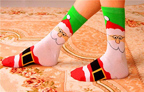 MarJunSep 28 Pairs Women's Christmas Holiday Socks Bulk for Unisex Adults Family Christmas Gifts Exchage Stocking Stuffers