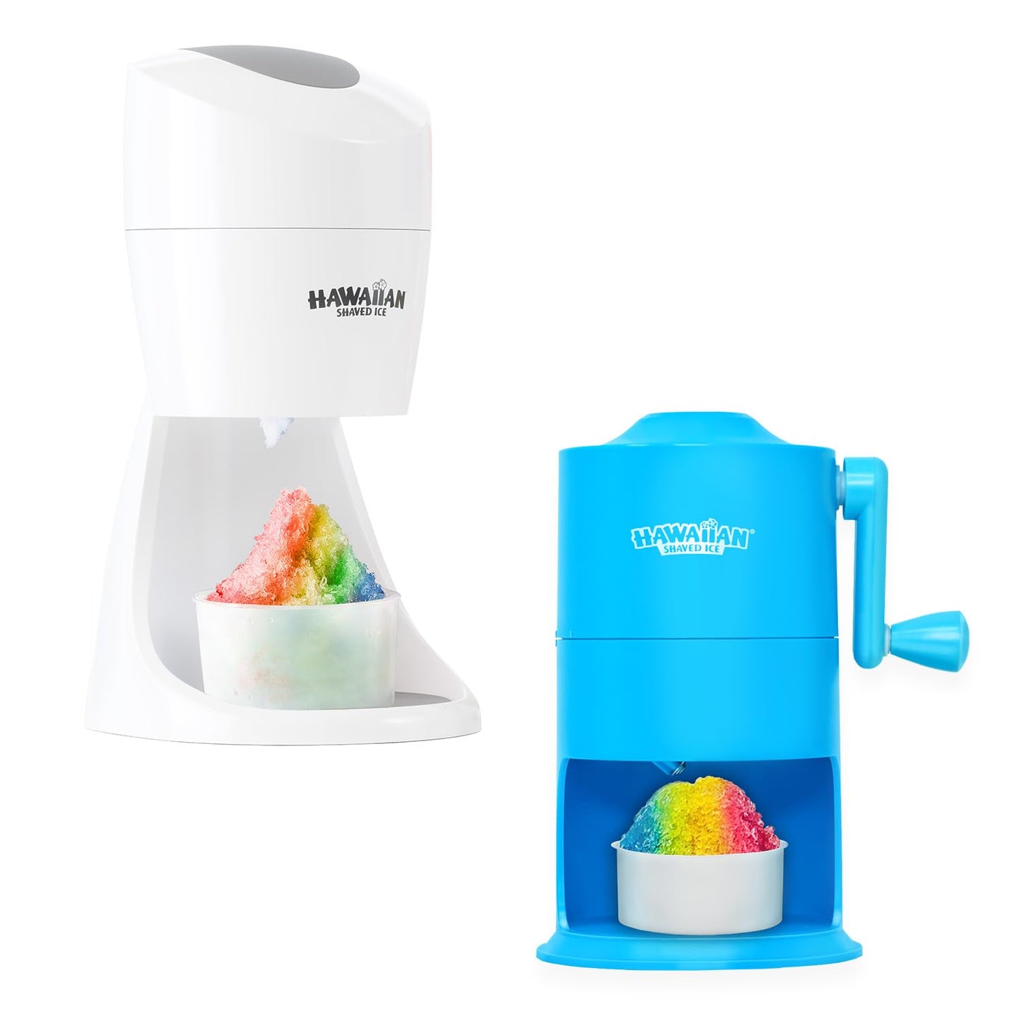 Hawaiian Shaved Ice Essential Snow Cone Machine bundled with Hawaiian Shaved Ice Mini Snow Cone Machine