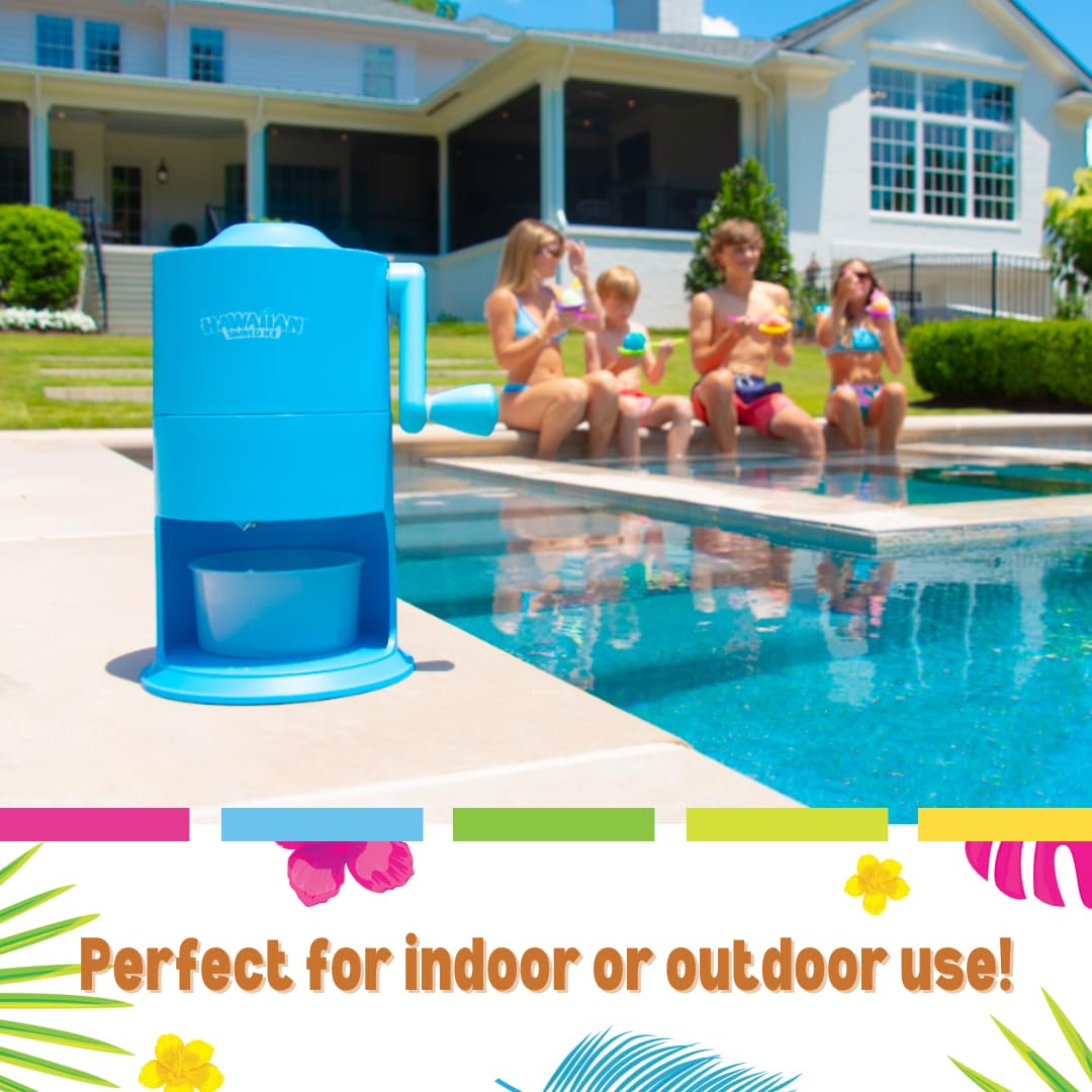 Hawaiian Shaved Ice Essential Snow Cone Machine bundled with Hawaiian Shaved Ice Mini Snow Cone Machine