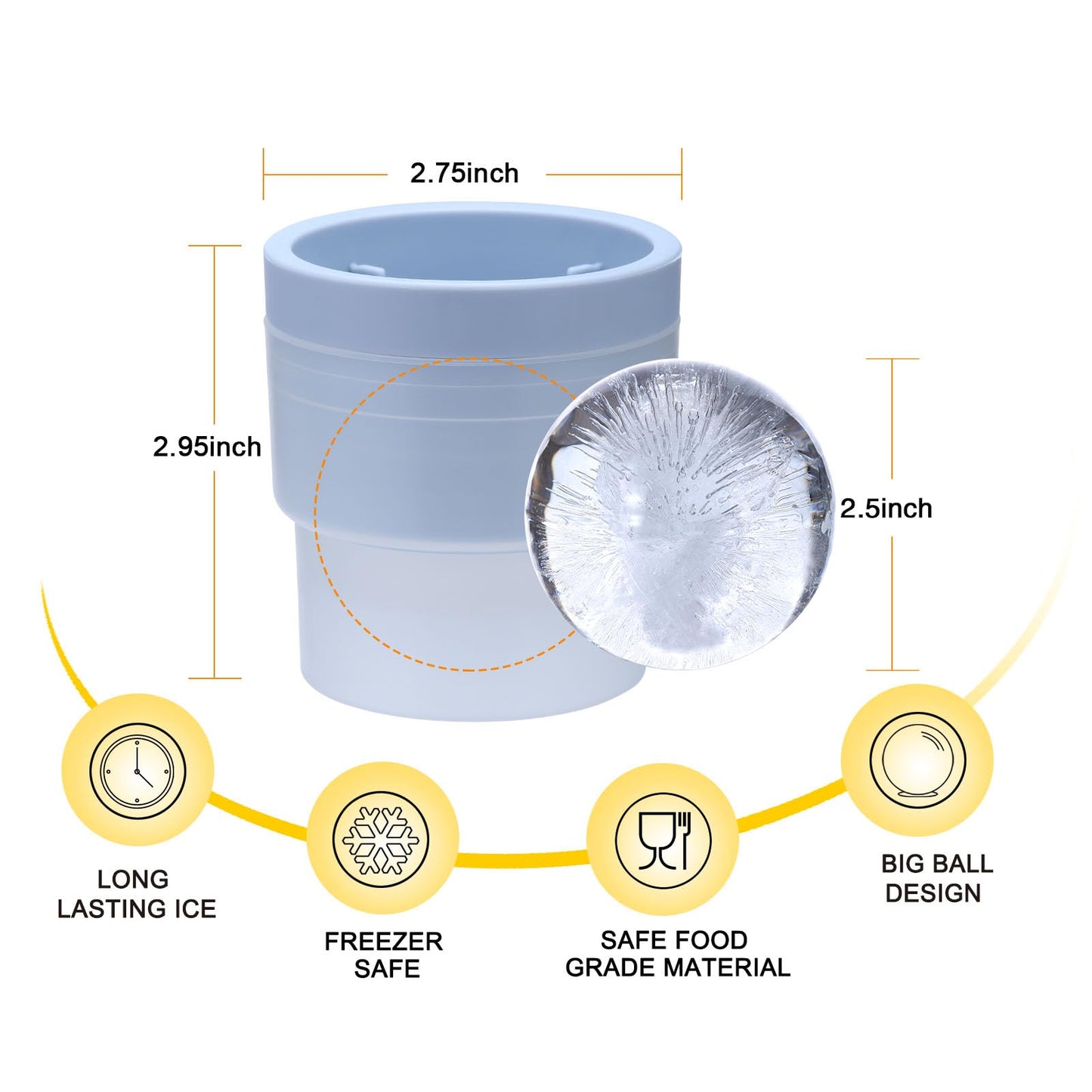 Gifts for Dad Men, Whiskey Decanter Set with Gift Box, Unique Christmas Gift from Daughter or Son, Perfect Birthday and Retirement Present for Men - Includes 2 Ice Molds, 2 Coasters, and a Gift Card