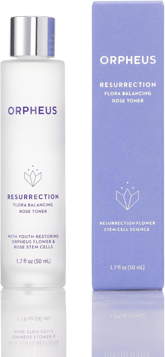 Orpheus Flora Balancing Face Toner - Rose Water-Based Balancing and Soothing Toner for Face Infused with Orpheus Flower Cell Extract and Rosa Damascena Stem Cells | 1.7 Fl. Oz. (50ml) Sensitive Skin
