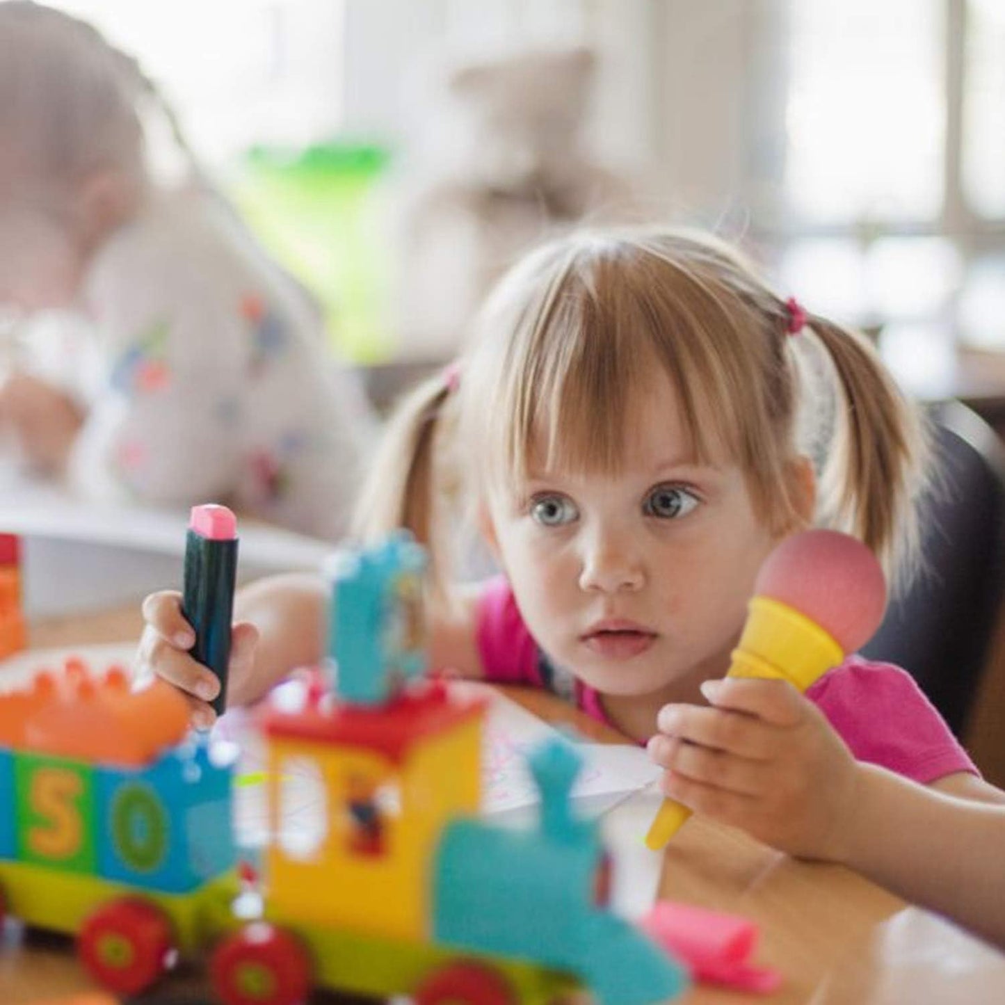 Novelty Place Ice Cream Shooters Toy (Pack of 12) - Squeeze N' Pop Game - Multi-Color Icecream Cone Foam Ball Launcher - Great Party Favors and Carnival Prize for Kids and Children (7 inch)