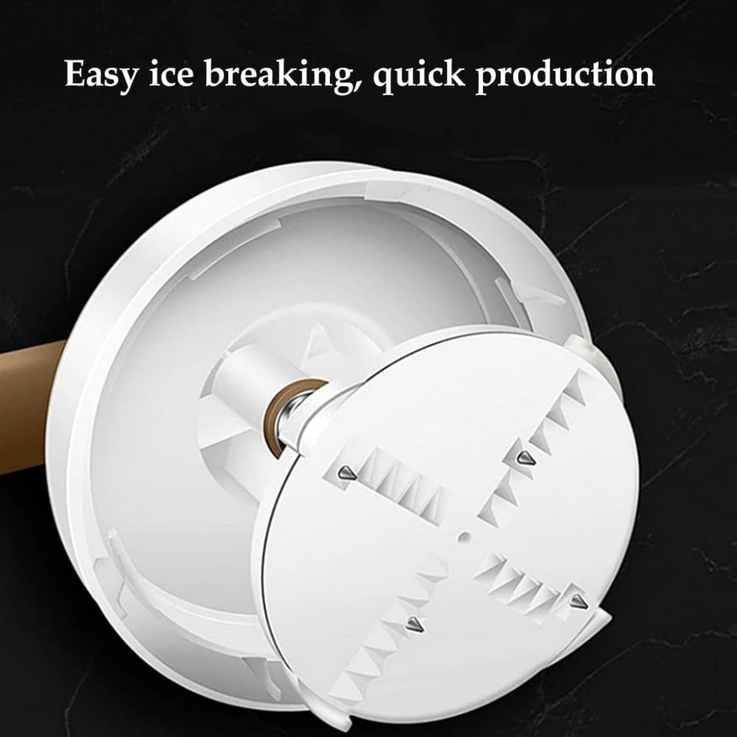 Household Mini Ice Shaver Crusher, 2025 New Household Mini Ice Shaver Crusher, Manual Ice Crushers for Snow Cones and Slushies, Portable Manual Smoothie Maker (2pcs)