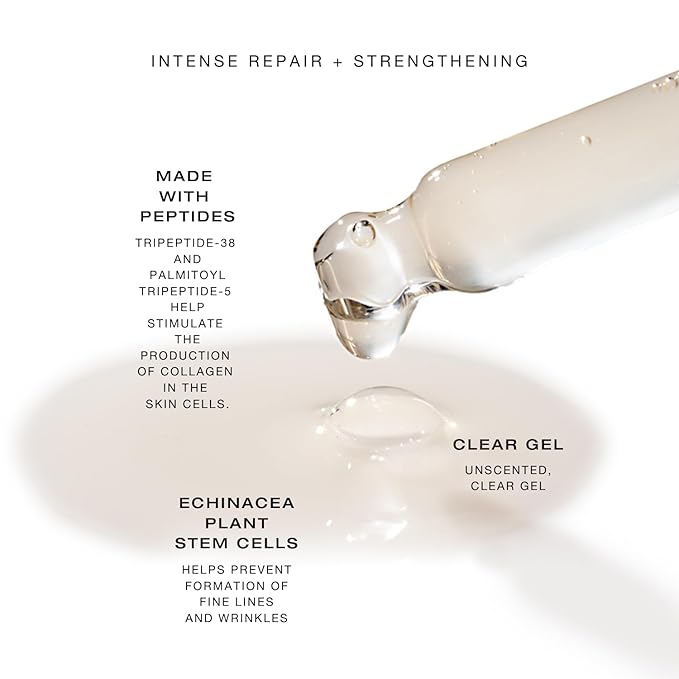 Biba De Sousa The Plant Stem Cell Peptide Serum - Intense Repair, Hydration & Youthful Glow with Plant Peptides, Hyaluronic Acid, Antioxidants, Vit B5 (1oz)