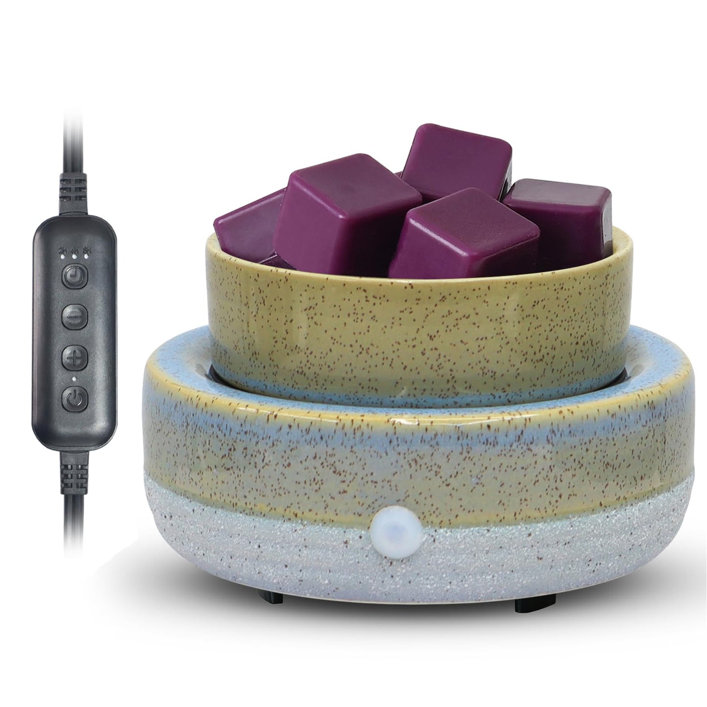 Candle Wax Melt Warmer with Timer Ceramic Electric Wax Melt 4-in-1 Oil Burner Adjusting Temperature Fits Yankee Large Jar Scented Candle for Home Decor Birthday Gifts for Women Mom Grandma Girls