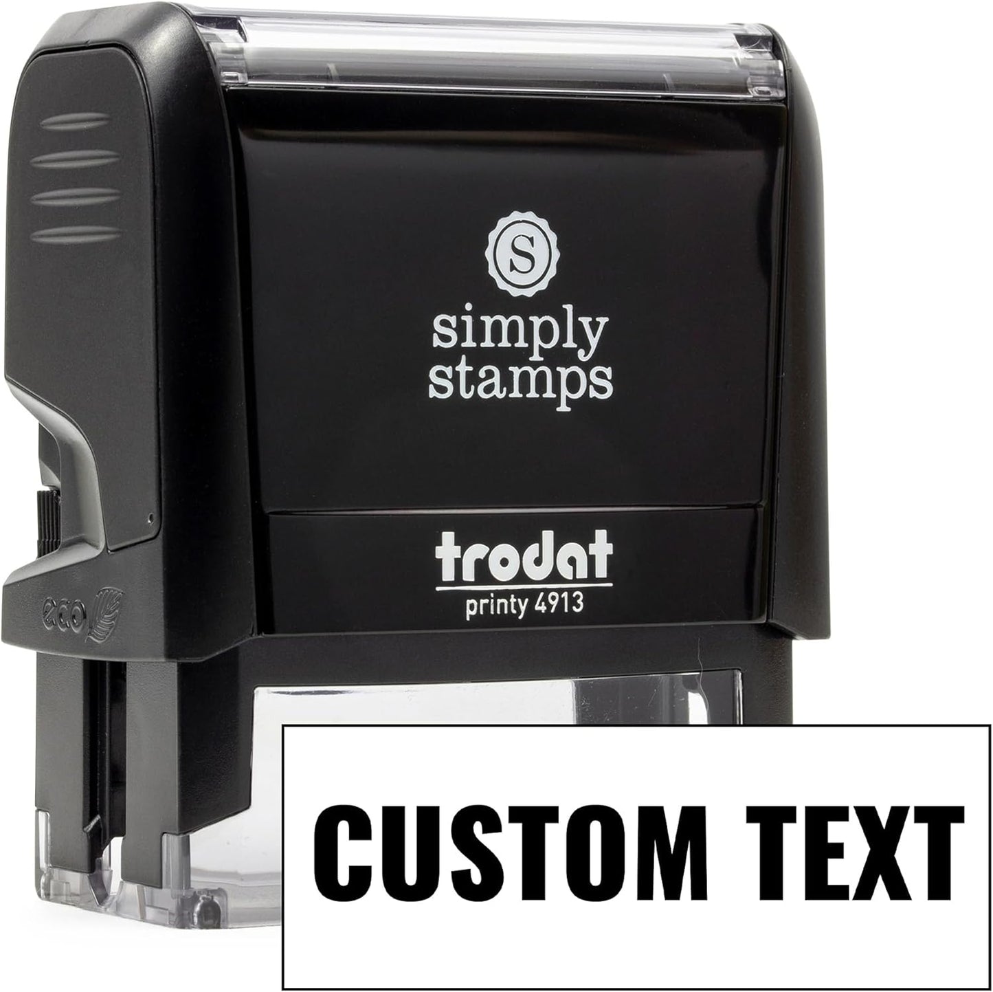 Custom Text Office Stamp | 4 Different Sizes | 20 Designs | Multiple Color Options | Up to 3 Lines of Text | Perfect for Quick Validation of Office Documents (Custom Text, Large)