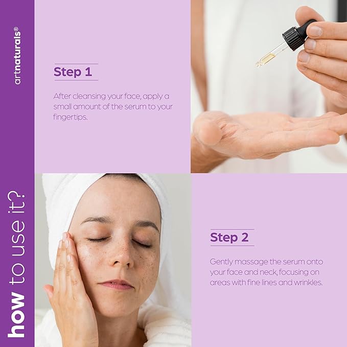 ArtNaturals Retinol Serum for Face - with Vitamin C, 2.5% Retinol Oil & Hyaluronic-Acid - Skin Clearing - Anti-Aging, Anti-Wrinkle Eye Serum - Skin Repair, Night Therapy (1 Fl Oz / 30ml) (ANGA-0127)