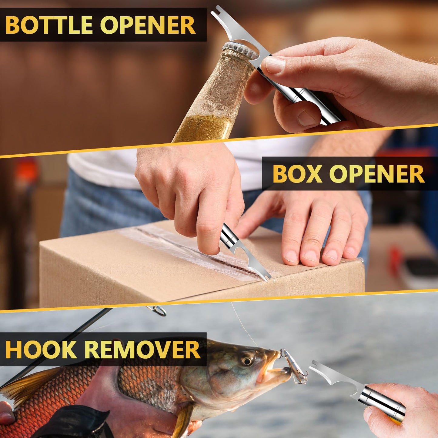 DMH Gifts for Men Multitool Pen - Stocking Stuffers for Men 10 in 1 Cool Tool Gadgets Unique Christmas Birthday Gift for Women Boyfriend Husband Who Have Everything Construction Carpenter Engineer