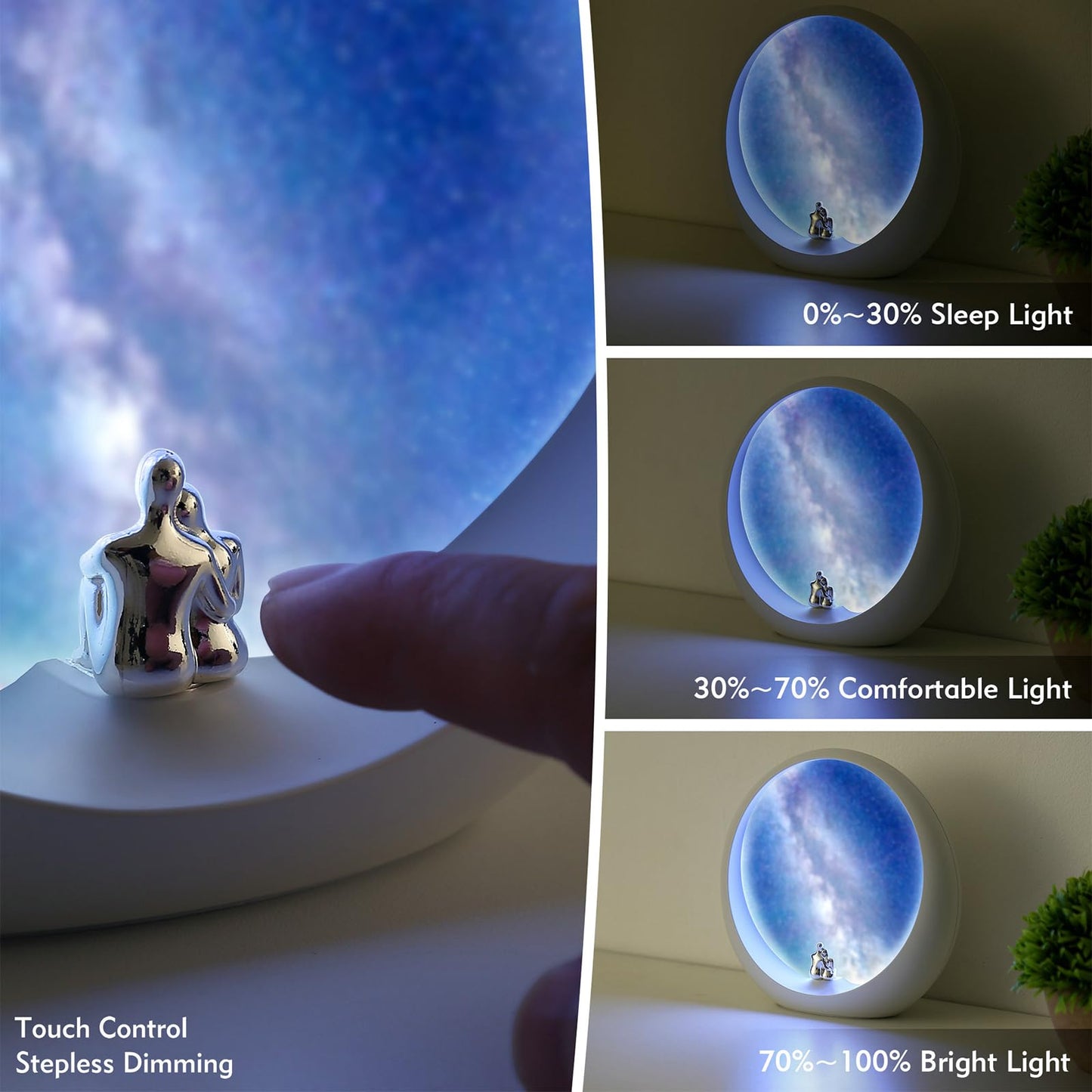 mamre Unique Milky Way Lamp Special Night Light Gift for Bedroom Living Room Suprise Gift for Valentine's Day Birthday Wedding Anniversary