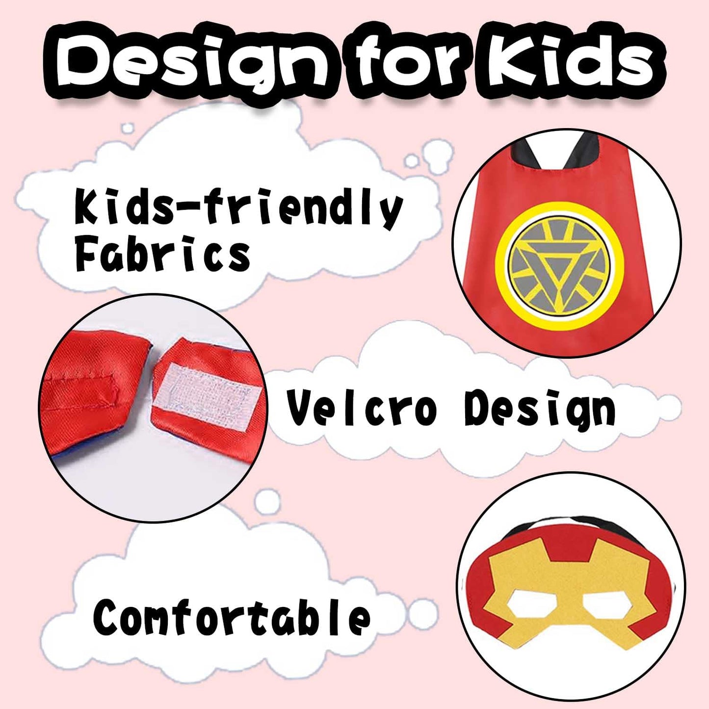 Birthday Gifts for 6 Year Old Boys -Party Supplies for Kids, Superhero Dress up Costumes Gifts Toys for 3-7 Year Old Boys Toddler Halloween Cosplay Christmas Gifts 4 Pcs