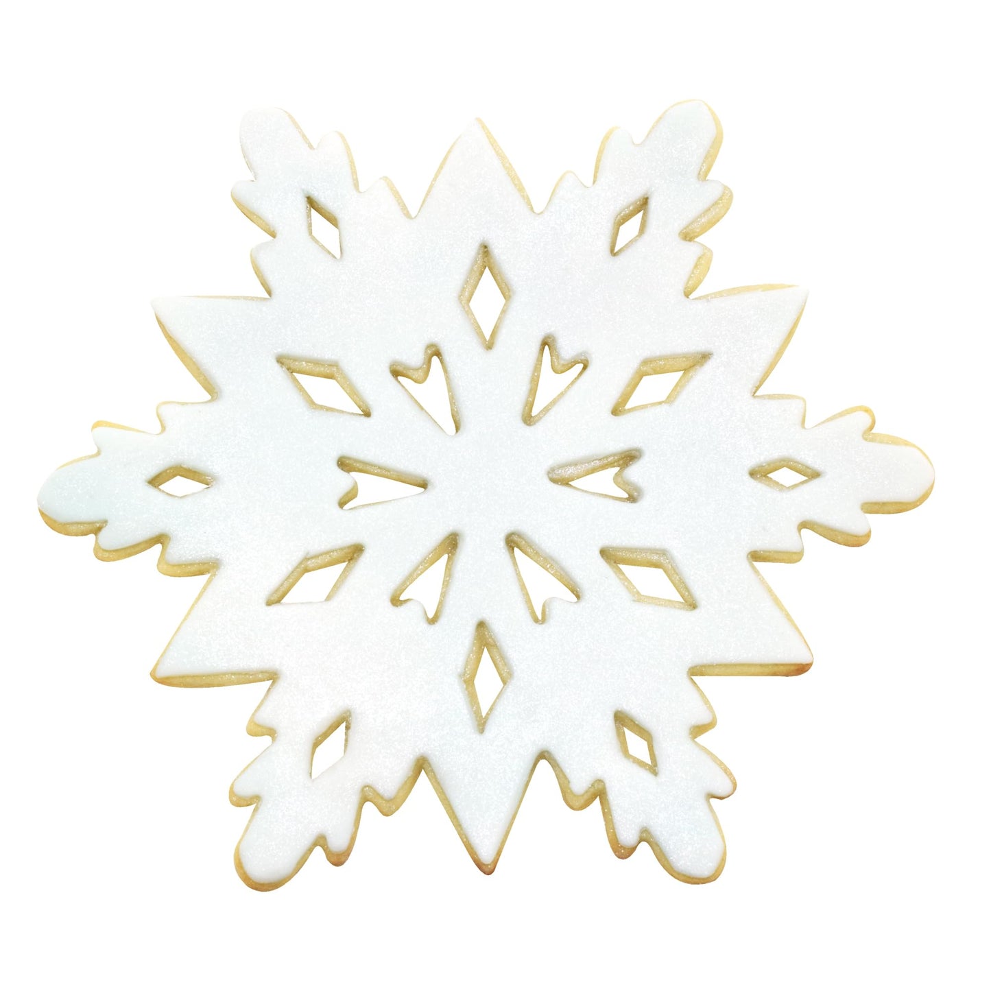 R&M International Snowflake Cookie Cutters with Interior Cut-Outs, 3" Assorted, 3-Piece Set