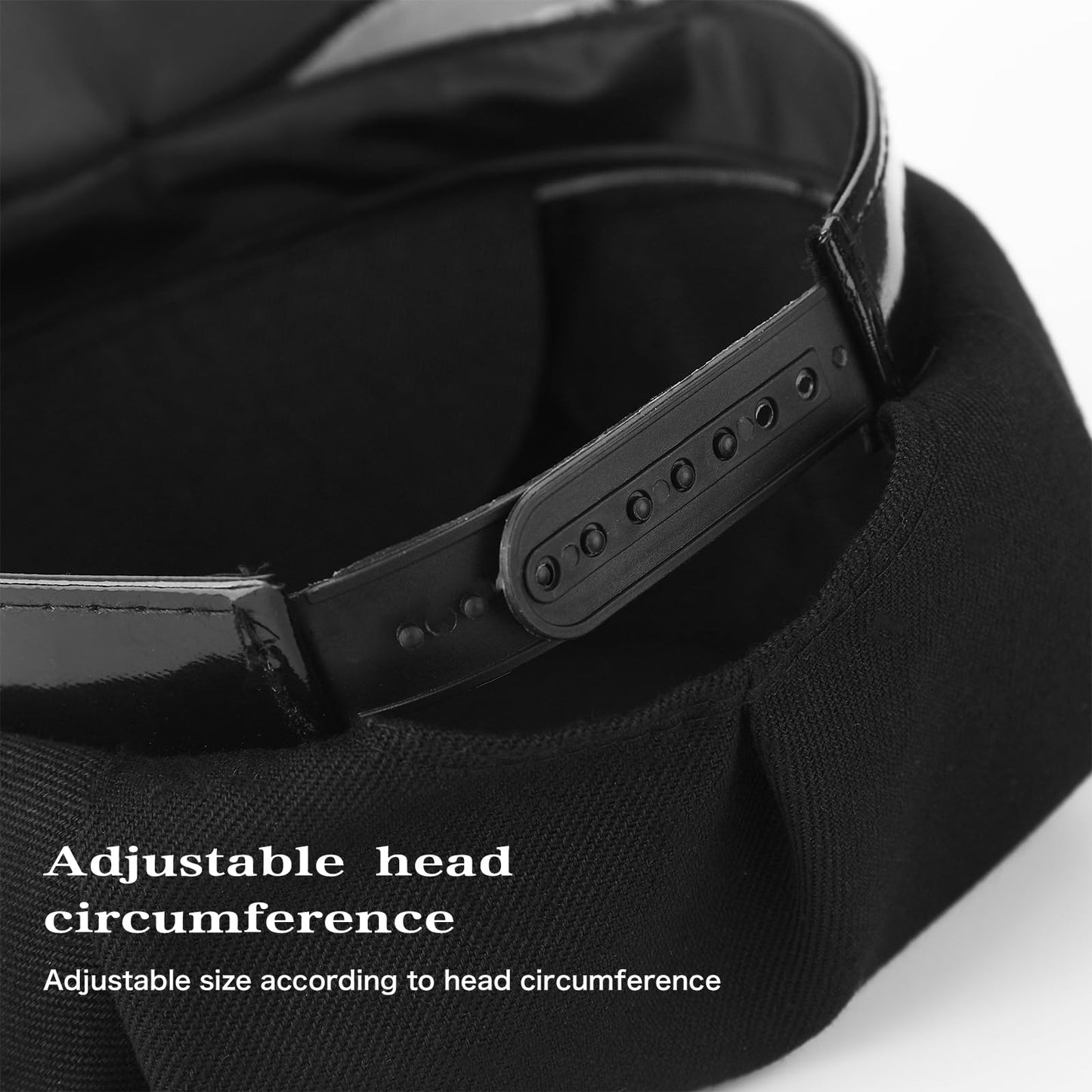 Fleursun Police Costume Accessories Police Officer Costume Adjustable Police Hat for Adult Boys Girls Theater Dress Up Theme Party (Set-C)