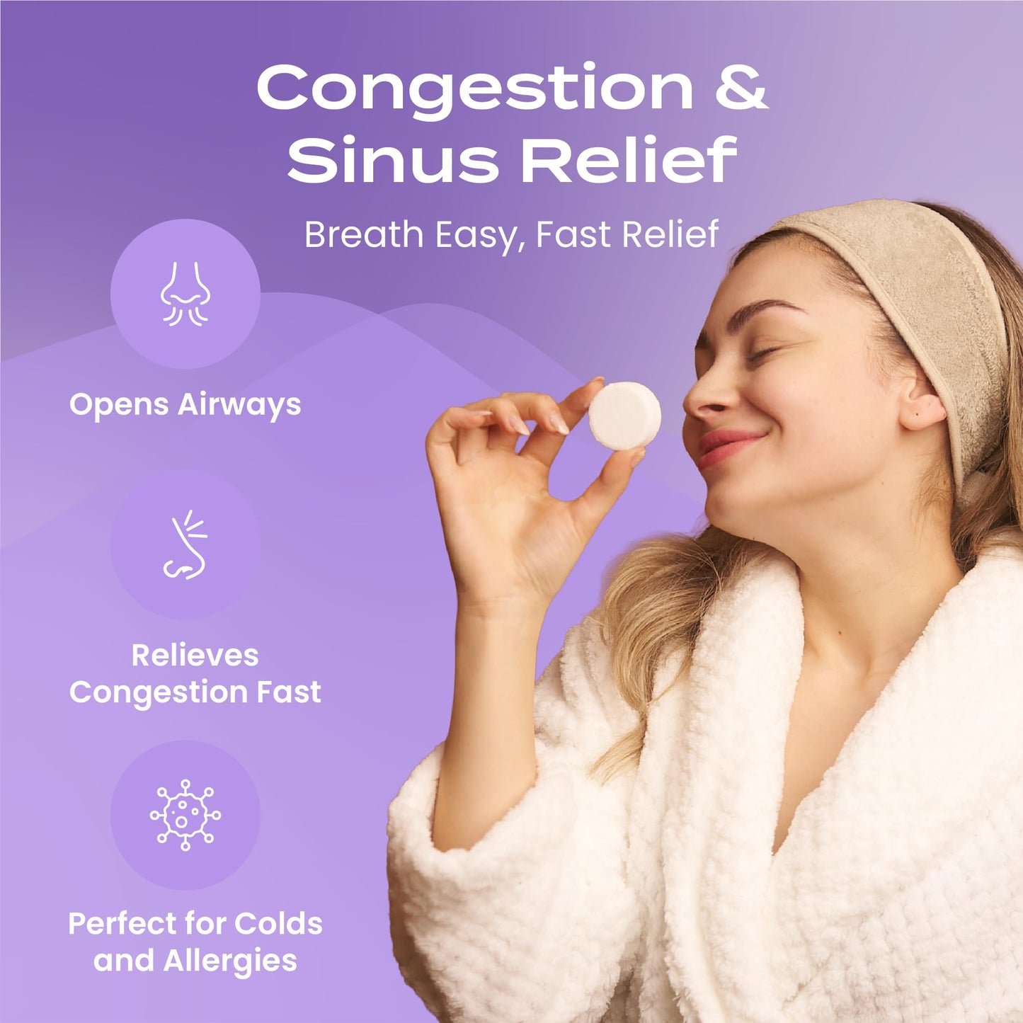 Body Restore Shower Steamers Aromatherapy 15 Pack - Birthday Gifts for Women, Men, Travel Essentials, Stress Relief, Relaxation, Self Care, Bath Bombs - Lavender