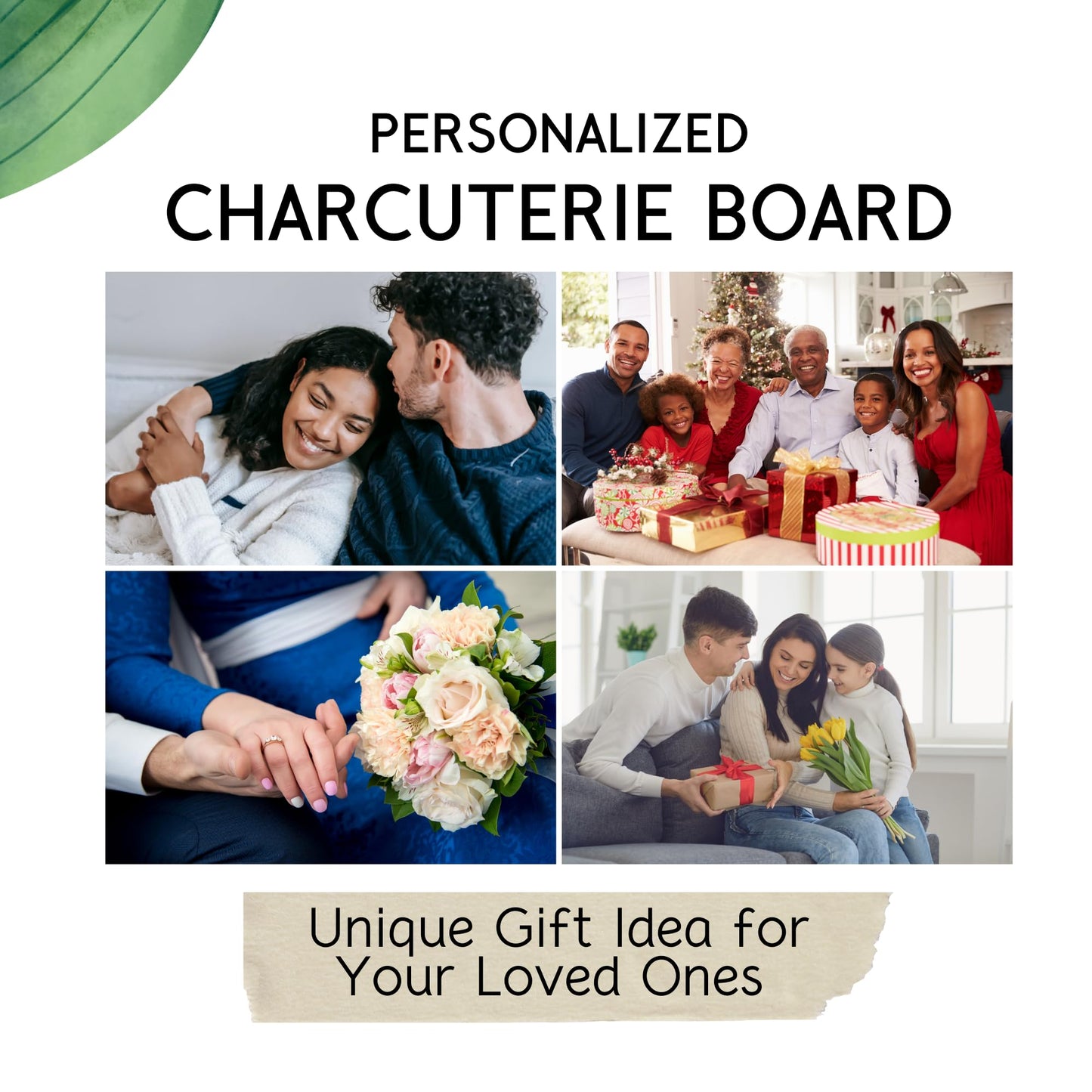 Personalized Charcuterie Boards Gift Set, Custom Engraved Cheese Board, Christmas Gifts for Mom Wedding Gifts for Couples, Bridal Shower, Birthday, Housewarming New Home Gifts for Family or Women