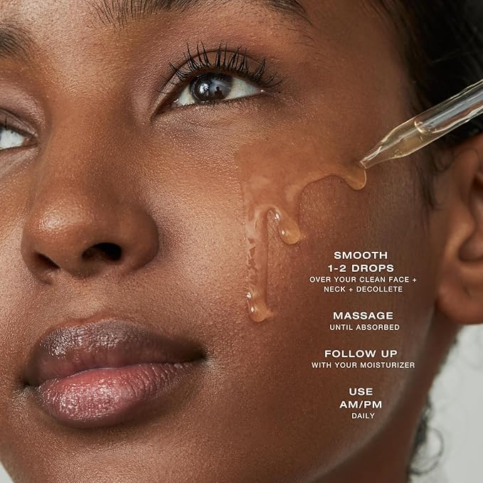 Biba De Sousa The Plant Stem Cell Peptide Serum - Intense Repair, Hydration & Youthful Glow with Plant Peptides, Hyaluronic Acid, Antioxidants, Vit B5 (1oz)