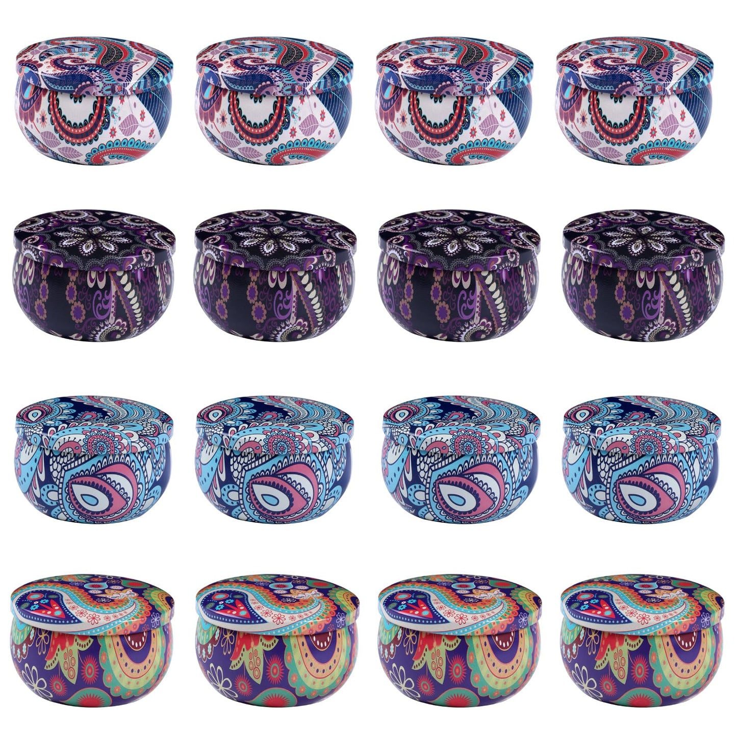 kedtui Scented Candles Gift Set, 16 Pack Aromatherapy Candle, Natural Soy Wax Travel Tin Candles for Home Scented, Ideal for Christmas, Birthday, Thanksgiving, Valentines Day Gifts