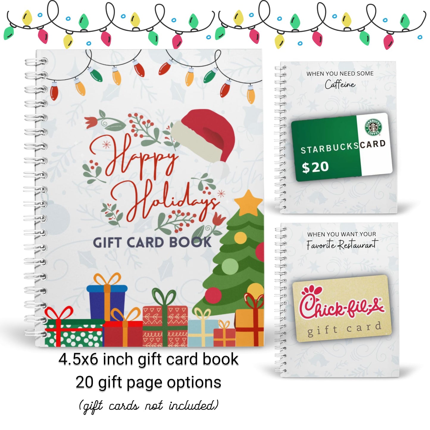 Christmas Gift Card Book