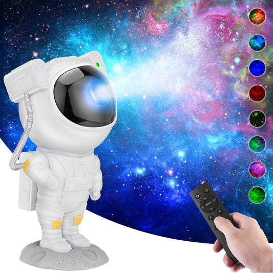 Star Projector Night Lights,Tiktok Astronaut Nebula Galaxy Lights for Bedroom,Gaming Room Décor Aesthetic,Remote Control Timing and 360°Rotation Magnetic Head