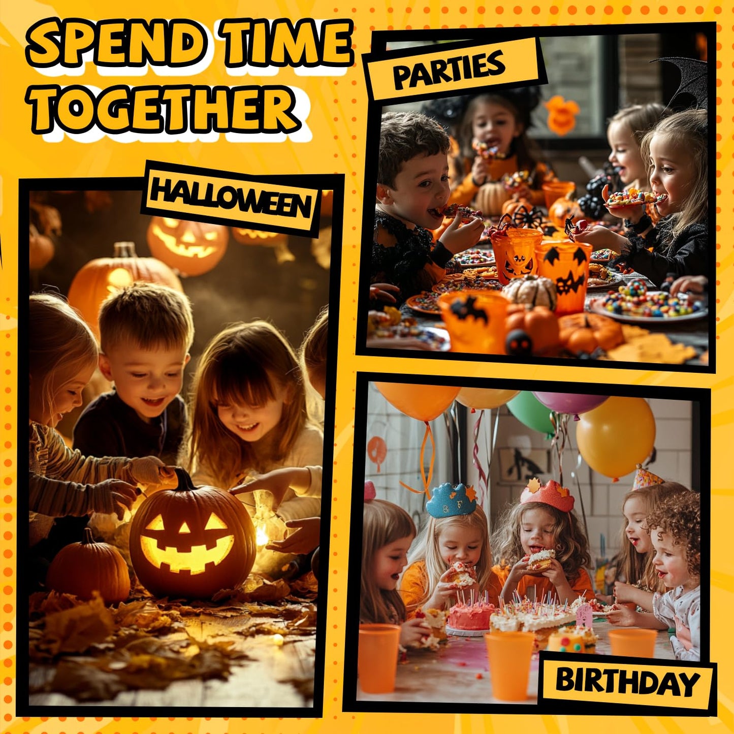 MOBI ONE Kids Toys Halloween Robot Pumpkin Toy, Prank Toys with Music & Dancing Toy for Boys & Girls Ages 3 to Up (Pumpkin Robot)