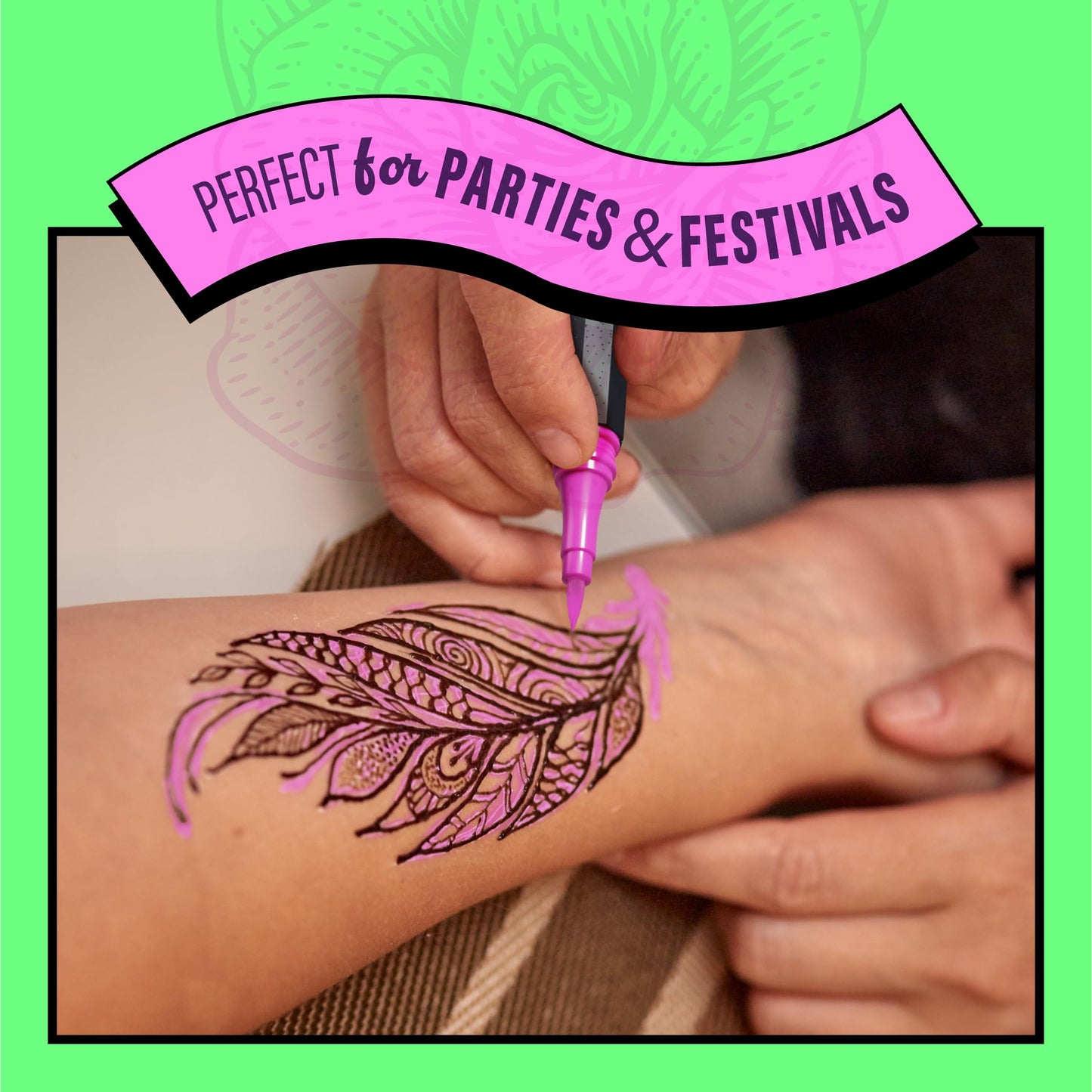 Pretty Me Temporary Tattoos Markers - Henna Body Tattoo Kit for Girls & Adults - Skin Pens for Teen Girl Gifts Trendy Stuff - 12 + Year Old - Cool Birthday Gift Ideas Teens 12 13 14 15 16 17 18 Tween